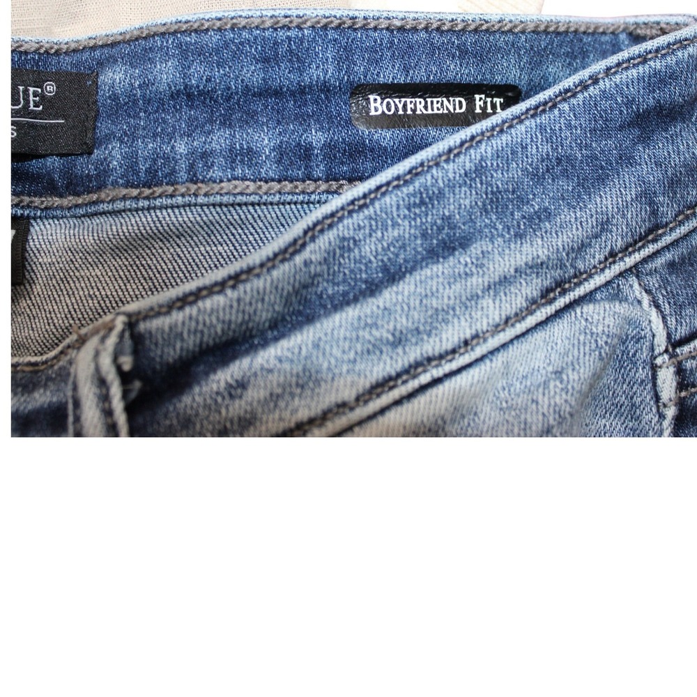 Judy Blue Distressed Bleach Splatter Boyfriend Jeans Size 5/27 - Picture 5 of 6